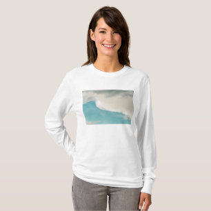 Camiseta ondas em todas as direções