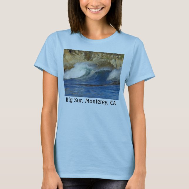 Camiseta Ondas excitantes em Monterey (Frente)
