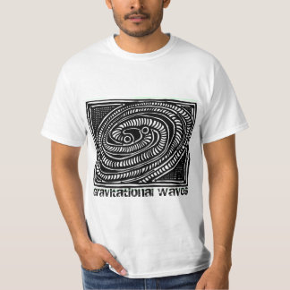 Camiseta Ondas gravitacionais do t-shirt de