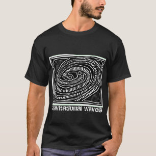 Camiseta Ondas gravitacionais do t-shirt de