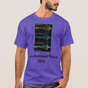 Camiseta Ondas Gravitacionais LIGO Vintage 2016