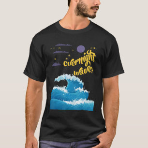 Camiseta Ondas noturnas