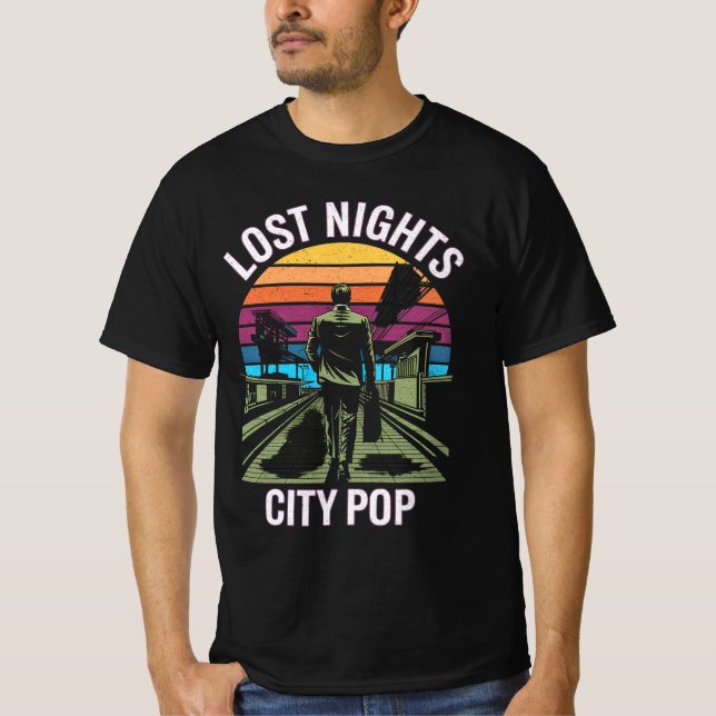 Camiseta Ondas Perdidas Pop da Cidade (Frente)