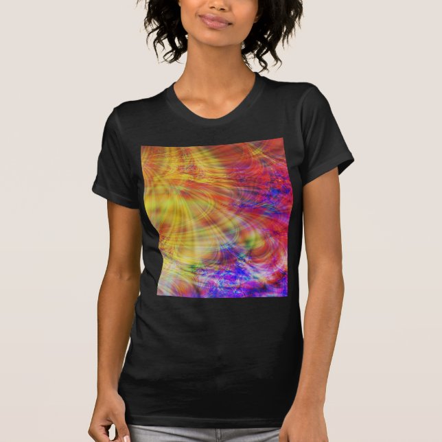Camiseta Ondas Psicodélicas: (Frente)