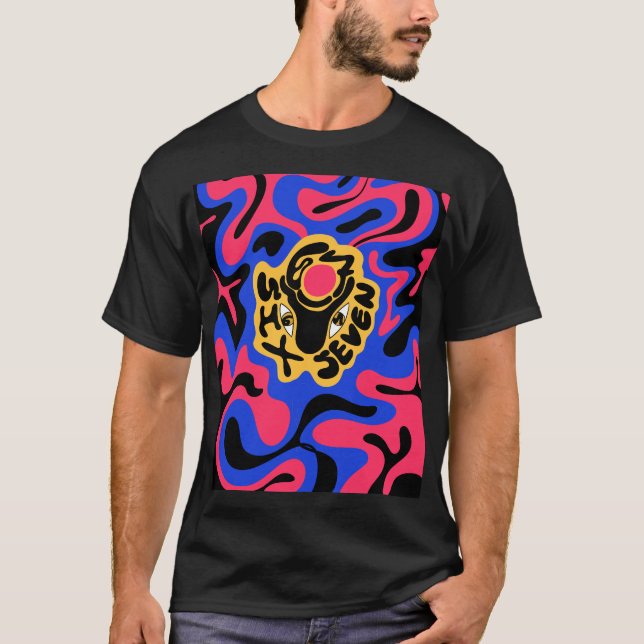 Camiseta ondas sinuosas 6 7 (Frente)