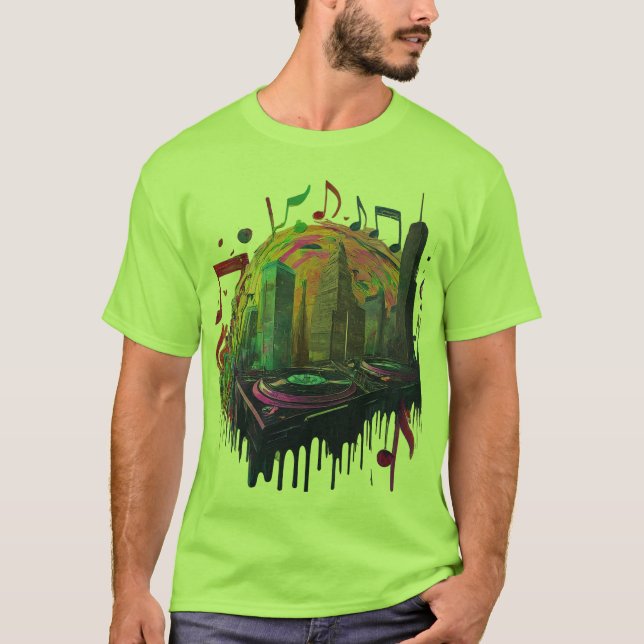 Camiseta Ondas Sonoras Fala: Retrocessos, Tiros Modernos (Frente)