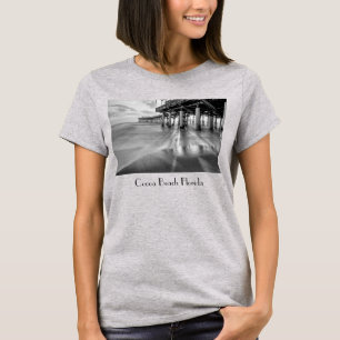 Camiseta Ondas Suaves À Escala De Cinza De Cacau 3/5 T-Shi