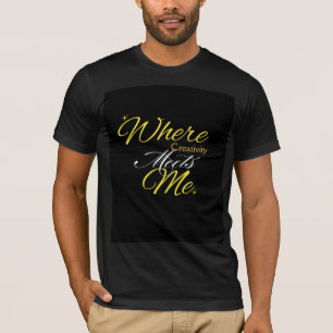 Camiseta Onde a criatividade me encontra