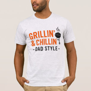 Camiseta Onde a grelha está quente e as vibrações estão mai