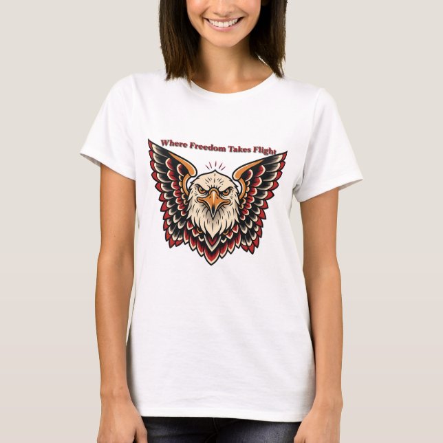 Camiseta Onde a Liberdade Alça Voo (Frente)