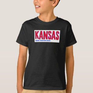 Camiseta Onde a tradição soa o adesivo do Kansas