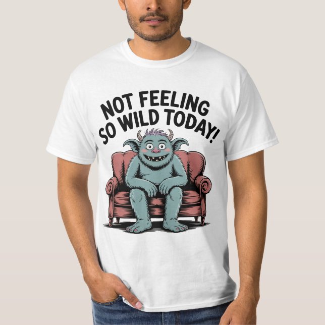 Camiseta Onde as coisas selvagens estão no Prozac (Frente)