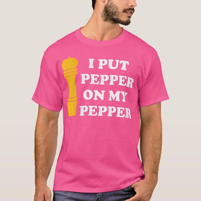 Camiseta Onde Coloco Pimenta No Meu Amante de Pimenta Pimen (Frente)