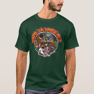 Camiseta Onde Da Festa? (Letras Laranja)