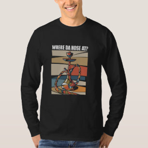 Camiseta Onde Da Hose Em Hookah Lounge Engraçado Shisha Des