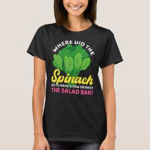 Camiseta Onde É Que O Espinafo Fez O Bar De Salada Espinafr
