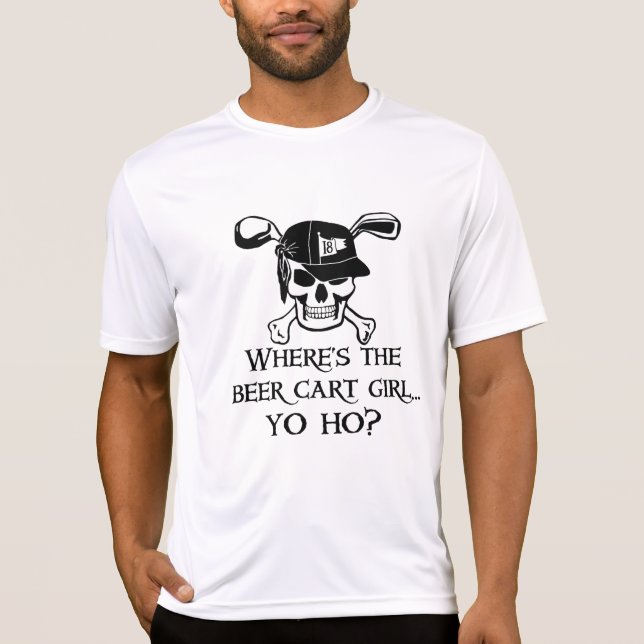 Camiseta Onde está a Beer Cart Girl? T-Shirt de Desempenho (Frente)