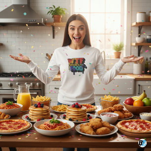 Camiseta Onde está a Comida de T-Shirt Men