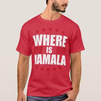Camiseta Onde está a Eleição de Kamala 2024
