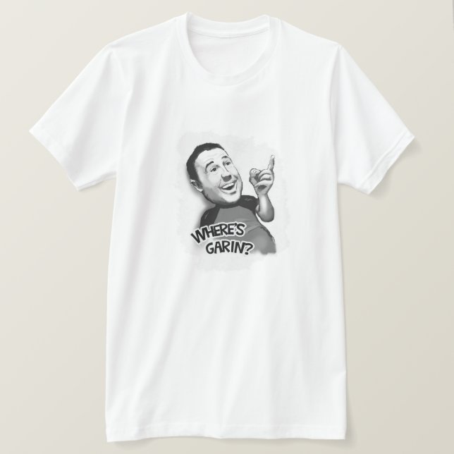 Camiseta Onde está Garin? (Frente do Design)