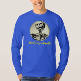 Camiseta Onde está meu marcador!?! Humor da tecnologia do