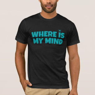 Camiseta Onde Está Minha Mente - Uma Tela De Rocha Retro, P
