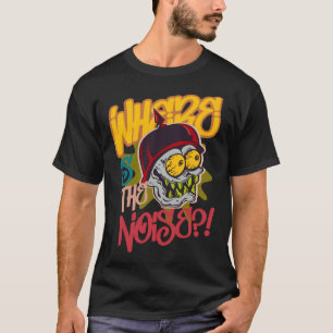 Camiseta Onde está o barulho? Zumbi engraçado