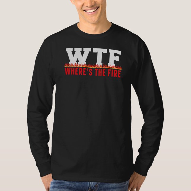 Camiseta Onde está o bombeiro bombeiro (Frente)