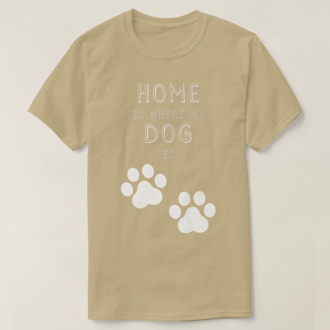 Camiseta Onde Está O Meu Cachorro  (Frente do Design)