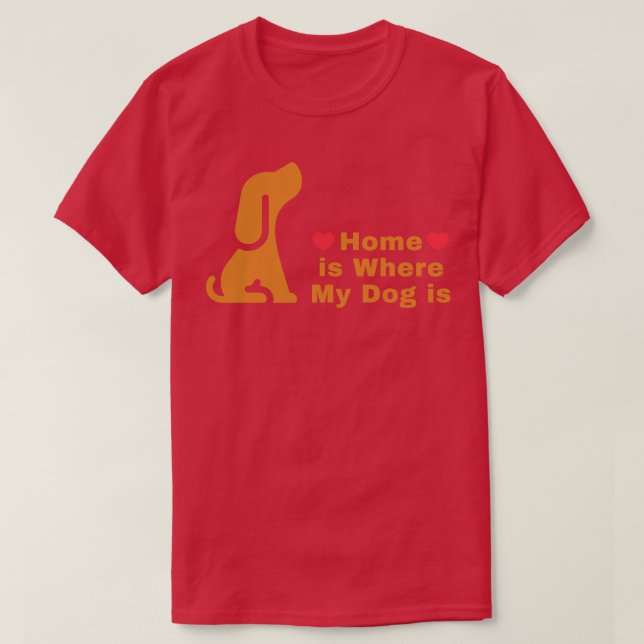 Camiseta Onde está o meu cachorro (Frente do Design)