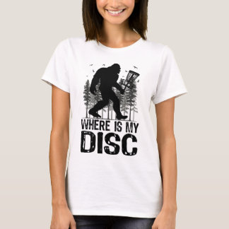 Camiseta Onde está o meu disco? Golf de Disco Bigfoot