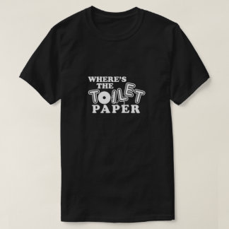 Camiseta Onde está o papel higiênico do banheiro Humor Engr