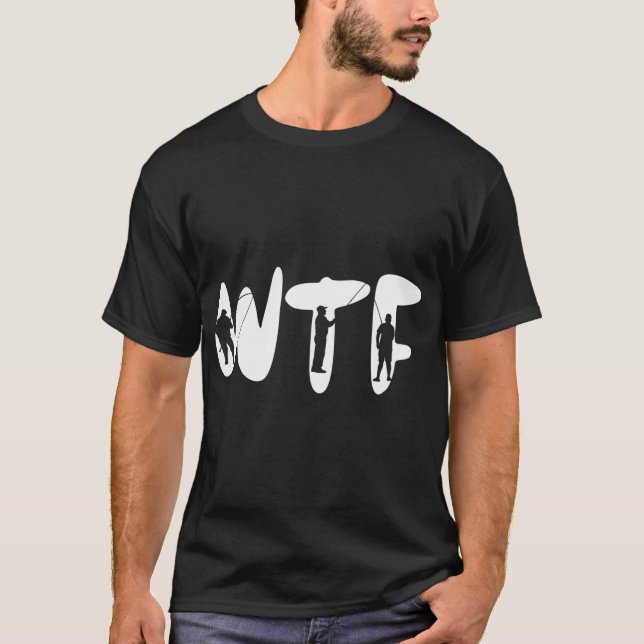 Camiseta Onde está o Peixe WTF (Frente)