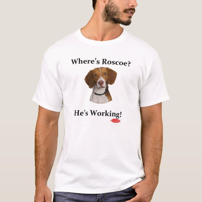 Camiseta Onde está Roscoe? (Frente)