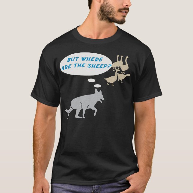 Camiseta Onde Estão As Ovelhas? T-Shirt v3 (Frente)