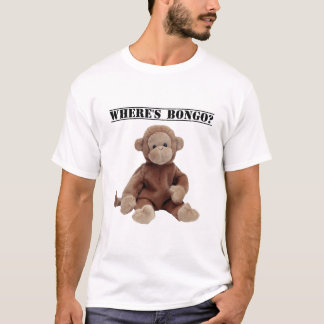 Camiseta Onde estão os bongos o t-shirt do macaco