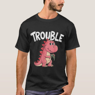 Camiseta Onde Eu Vou o Problema Segue Eu Sou o Problema Din