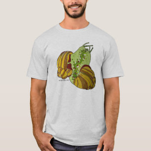 Camiseta onde faça os caracóis vêm de
