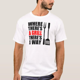 Camiseta Onde há um Grill