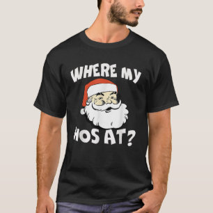 Camiseta Onde Minha Mão No Natal Tchau Papais noeis Adultos