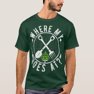 Camiseta Onde Minhas Casas No Engraçado Jardim Jardineiro L