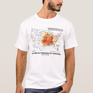 Camiseta Onde nós somos atacados por furacões? (Tempo)