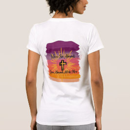 Camiseta Onde o Pecado Abunda Cruz Scripto Crepúsculo