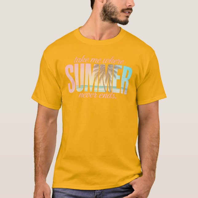 Camiseta Onde o verão nunca termina (Frente)