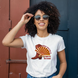 Camiseta Onde os ventiladores do Dem estão, inicializa-se n