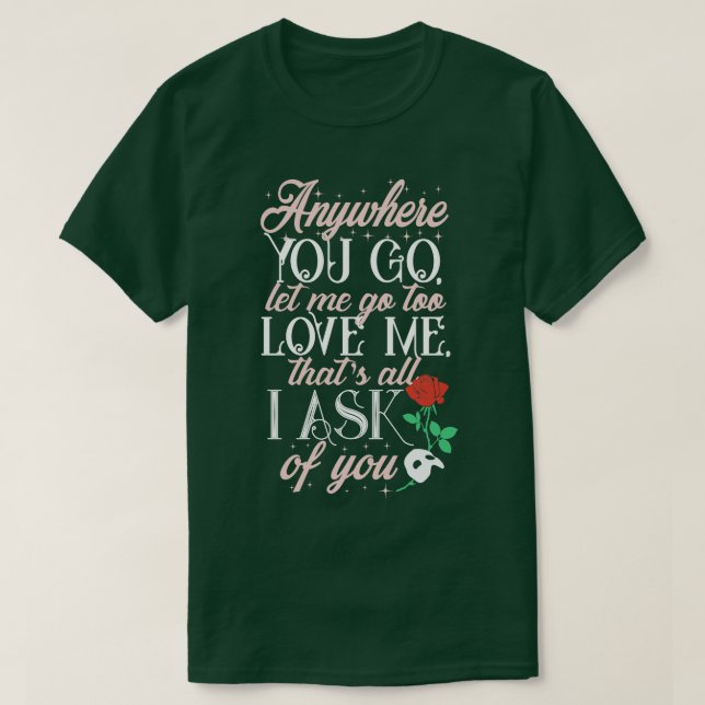 Camiseta Onde quer que você vá (Frente do Design)