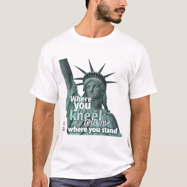 Camiseta Onde se ajoelha - t-shirt (Frente)