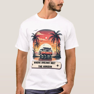 Camiseta Onde Sonhos Encontram o Horizonte