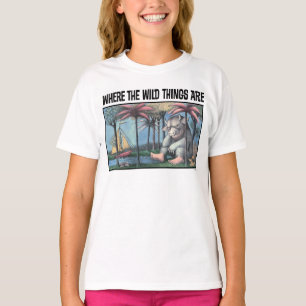 Camiseta Onde Vivem os Monstros Capa do Livro