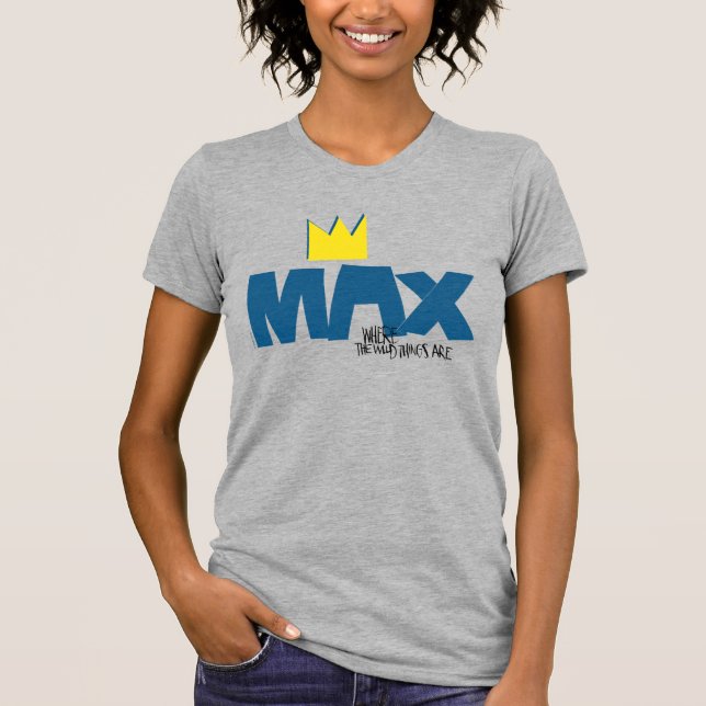 Camiseta Onde Vivem os Monstros | Max e Coroa (Frente)